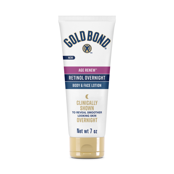 Facial Care Gold Bond Body & Face Lotion, Retinol Overnight hero