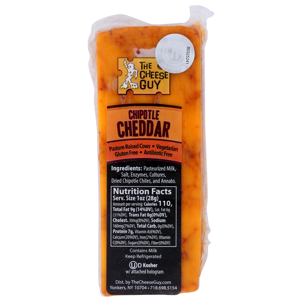 Packaged Cheese The Cheese Guy Chipotle Cheddar Cheese hero