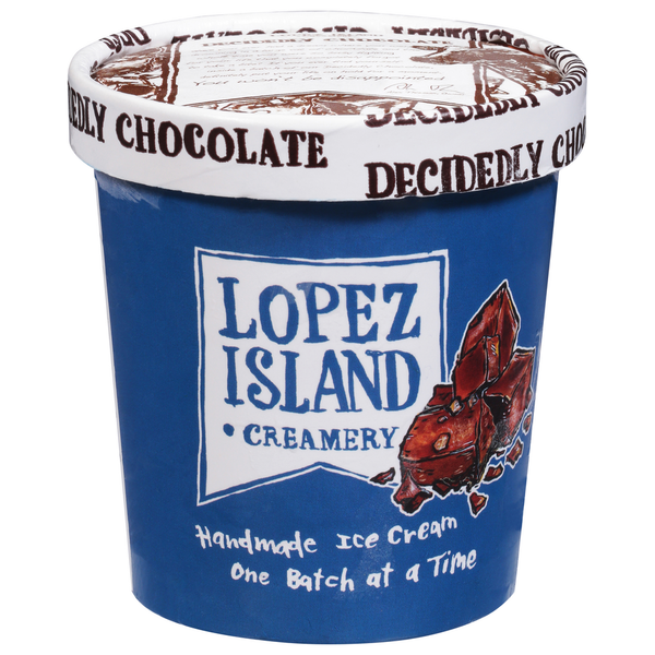 Ice Cream & Ice Lopez Island Creamery Ice Cream, Decidedly Chocolate, Handmade hero