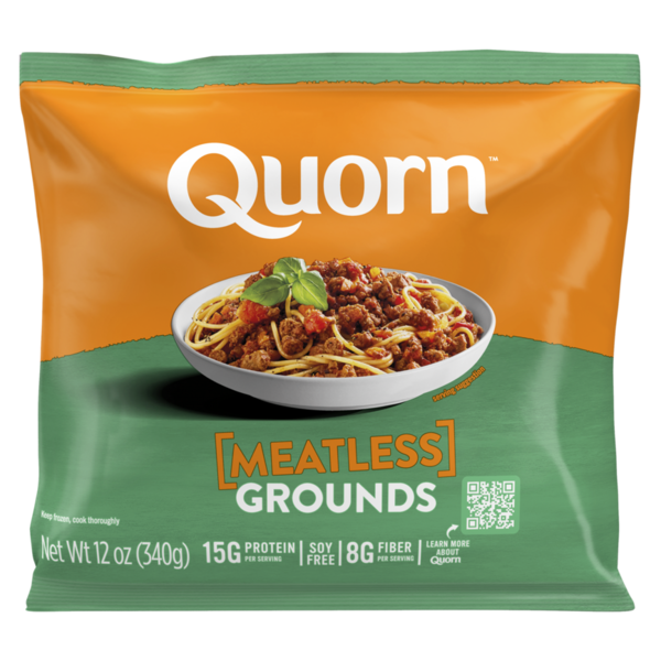 Frozen Vegan & Vegetarian Quorn Grounds, Meatless hero