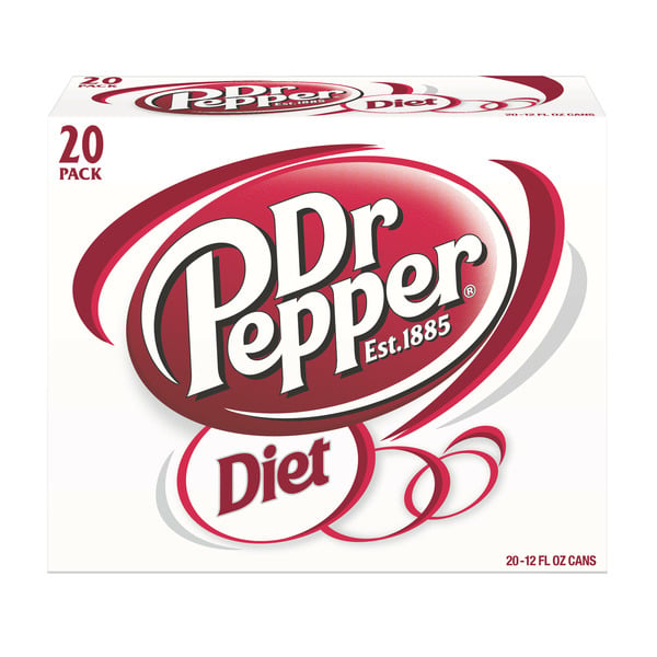 Soft Drinks Dr Pepper Soda, Diet hero