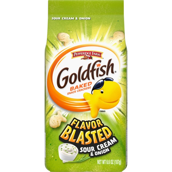 Crackers Pepperidge Farm®  Goldfish® Flavor Blasted® Sour Cream & Onion Crackers hero