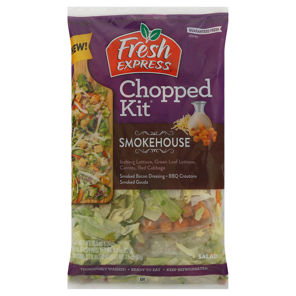 Packaged Produce & Salad Fresh Express Chopped Salad Kit, Smokehouse hero