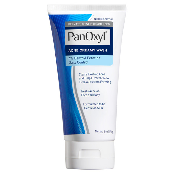 Body Lotions & Soap PanOxyl Creamy Acne Wash Daily Control 4% Benzoyl Peroxide hero