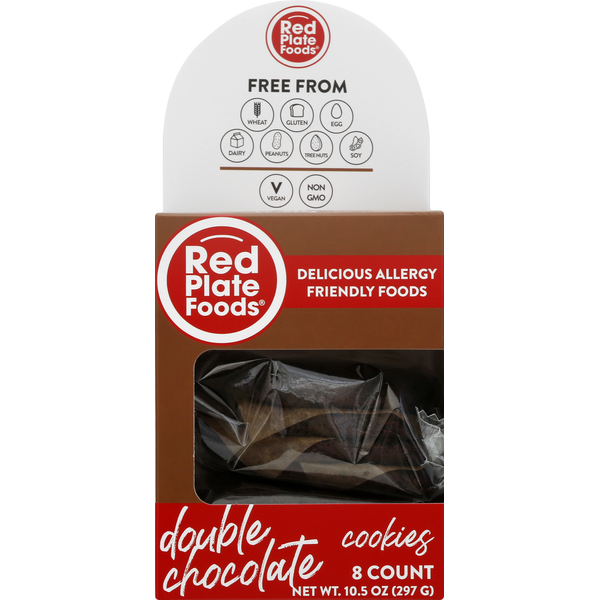 Cookies & Cakes Red Plate Foods Cookies, Double Chocolate hero