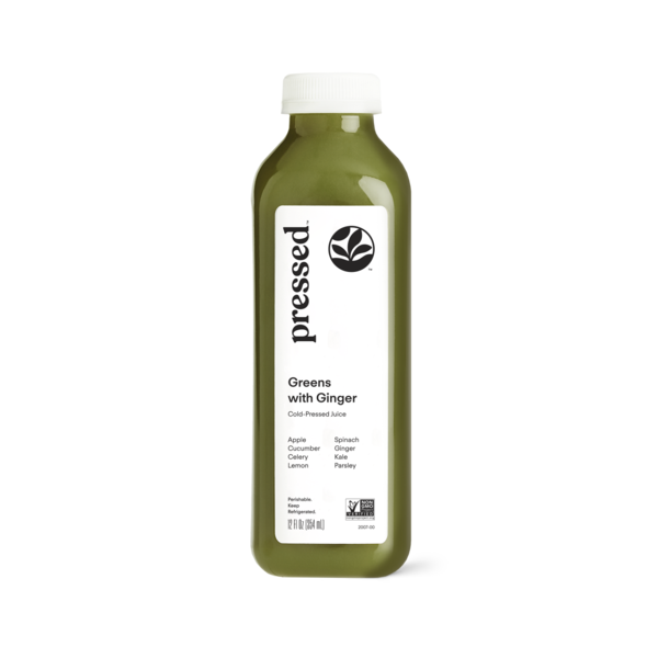 Juice & Nectars Pressed Greens with Ginger hero