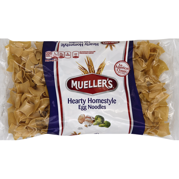 Dry Pasta Mueller's Egg Noodles, Hearty Homestyle hero