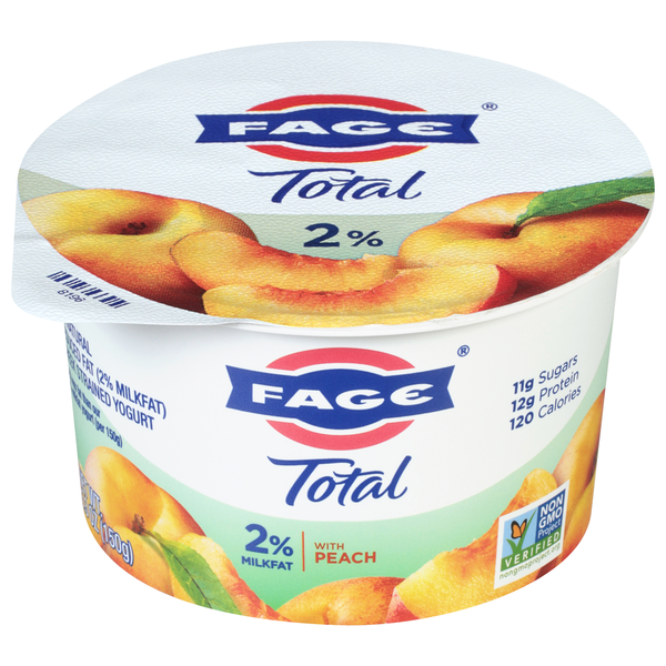 More Household FAGE Milkfat Greek Strained Yogurt with Peach hero