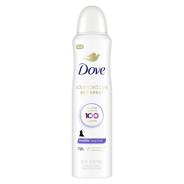 Deodorants Dove Dry Spray Antiperspirant Deodorant Sheer Fresh hero