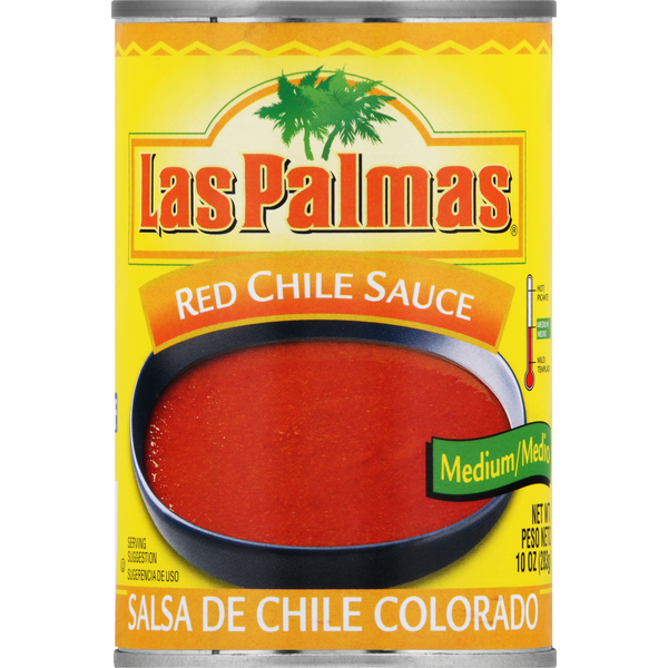 Condiments Las Palmas Medium Red Chile Sauce hero