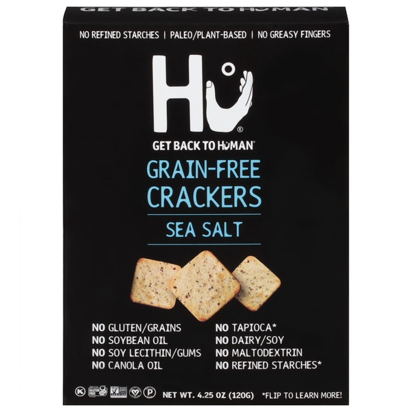 Crackers Hu Crackers, Grain-Free, Sea Salt hero