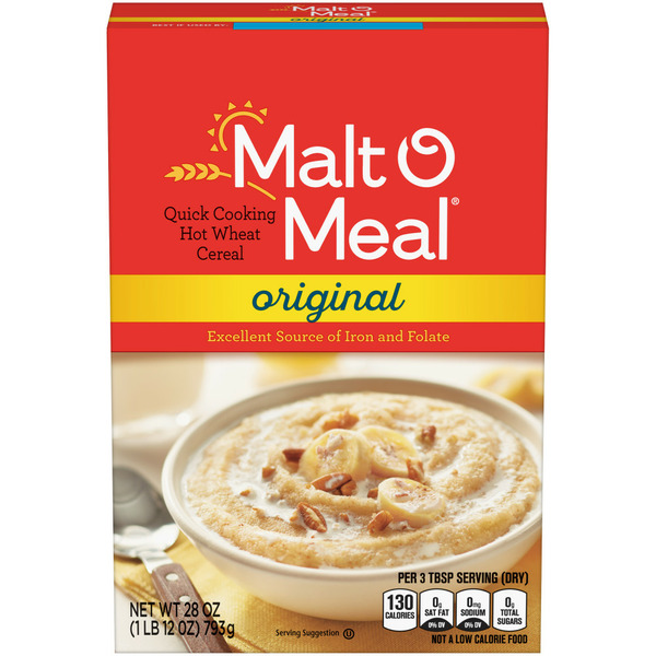 Hot Cereal & Pancake Mixes Malt-O-Meal Original Quick Cooking Hot Wheat Cereal hero