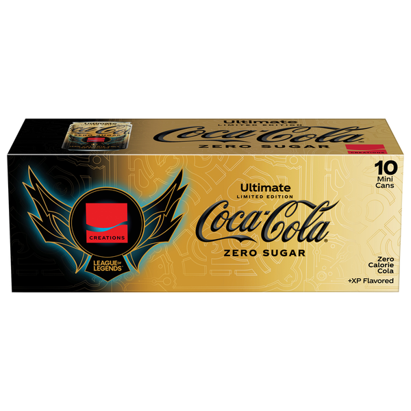 Soft Drinks Coca Cola Zero Sugar Ultimate Mini Cans hero