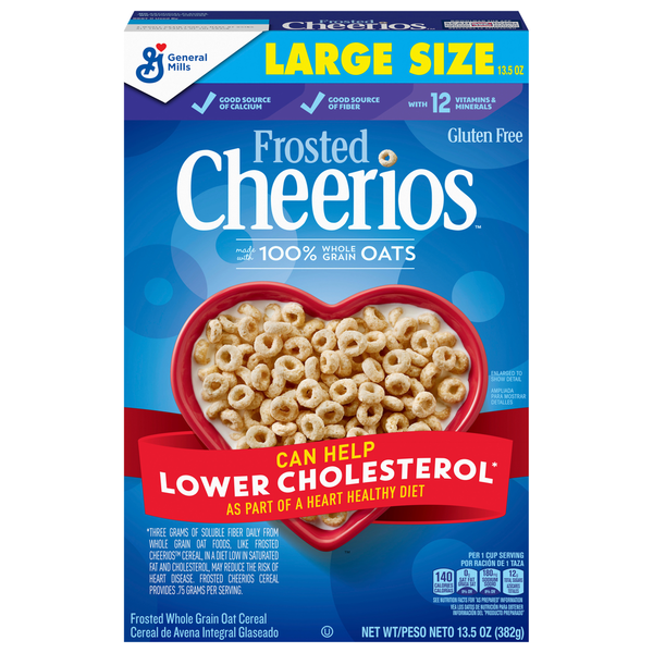 Cereal Cheerios Cereal, Frosted, Large Size hero