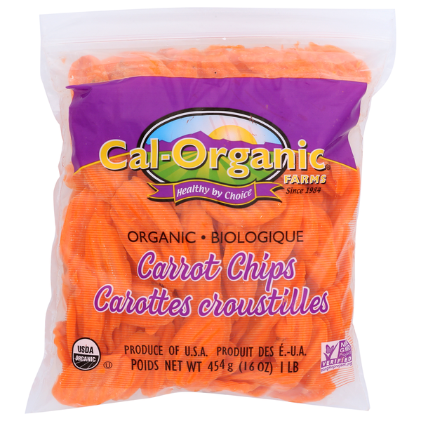 Packaged Vegetables & Fruits Cal-Organic Farms Organic Carrot Chips hero