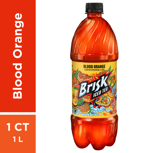 Tea Brisk Iced Tea, Blood Orange hero