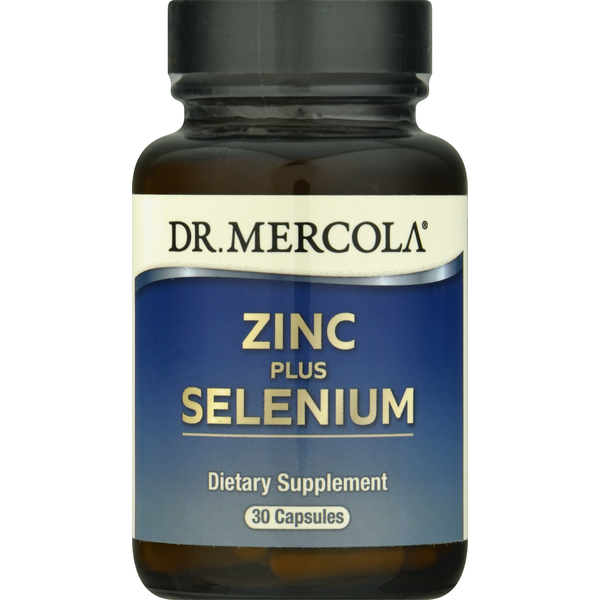 Vitamins & Minerals Dr. Mercola Zinc Plus Selenium, Capsules hero