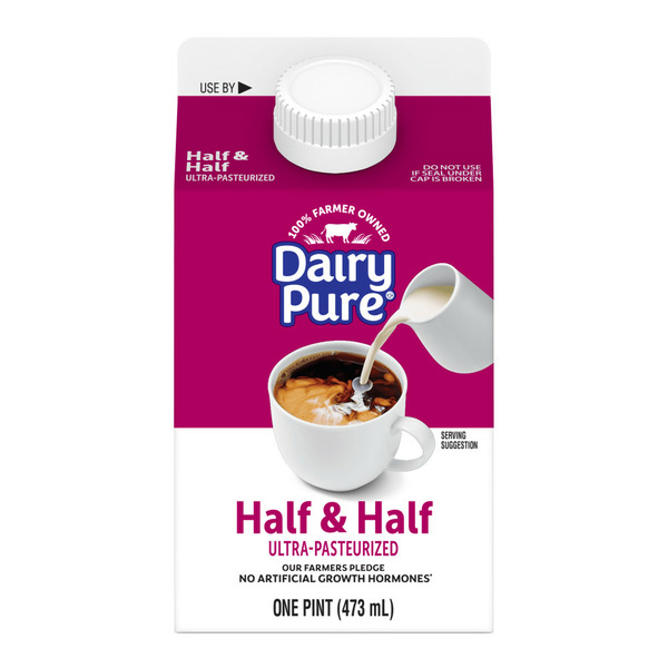 Cream DairyPure Half & Half hero