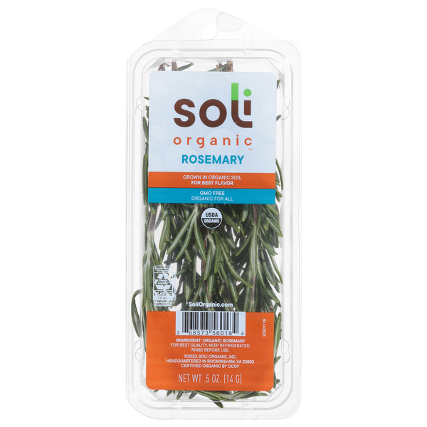 Soli Organic Rosemary hero