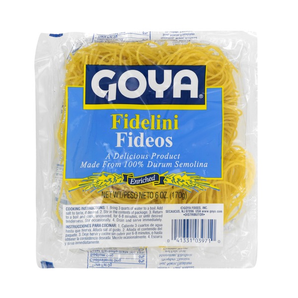 Dry Pasta Goya Fidelini Pasta hero