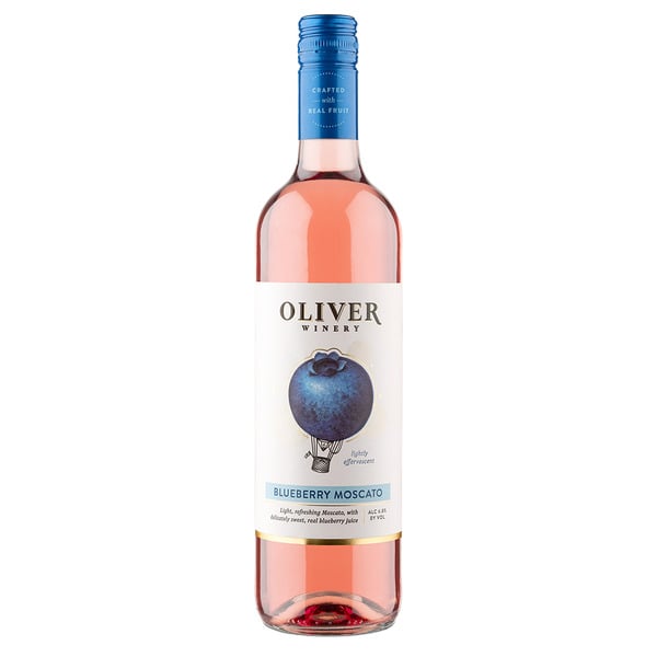 White Wine Oliver Blueberry Moscato hero