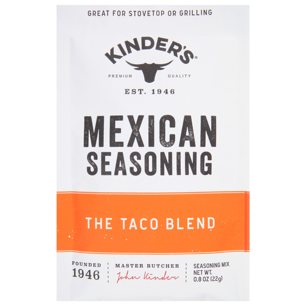 Spices & Seasonings Kinder's Seasoning Mix, Mexican, The Taco Blend hero