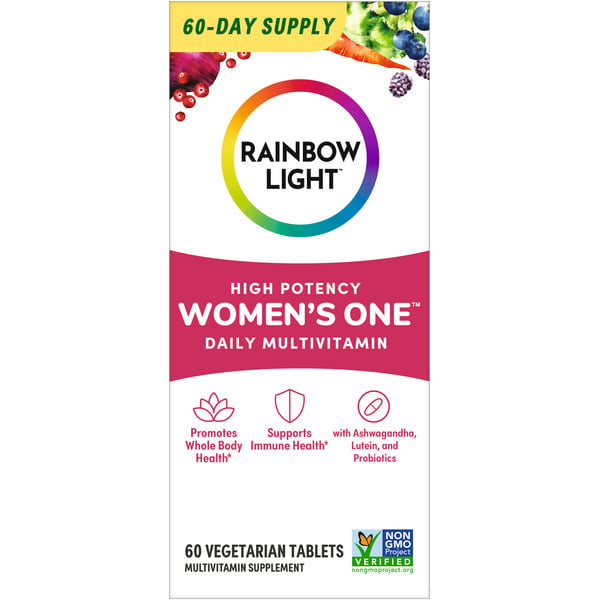 Vitamins & Minerals Rainbow Light Women’s One 50 Plus High-Potency Daily Multivitamin Supports Immune Health hero