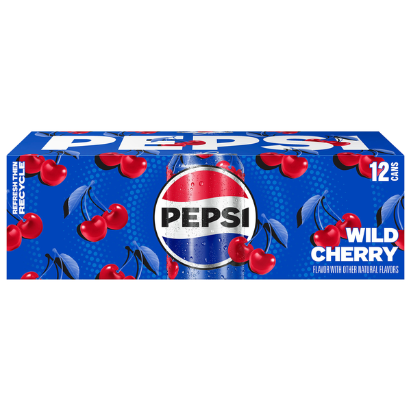 Soft Drinks Pepsi Cola, Wild Cherry hero