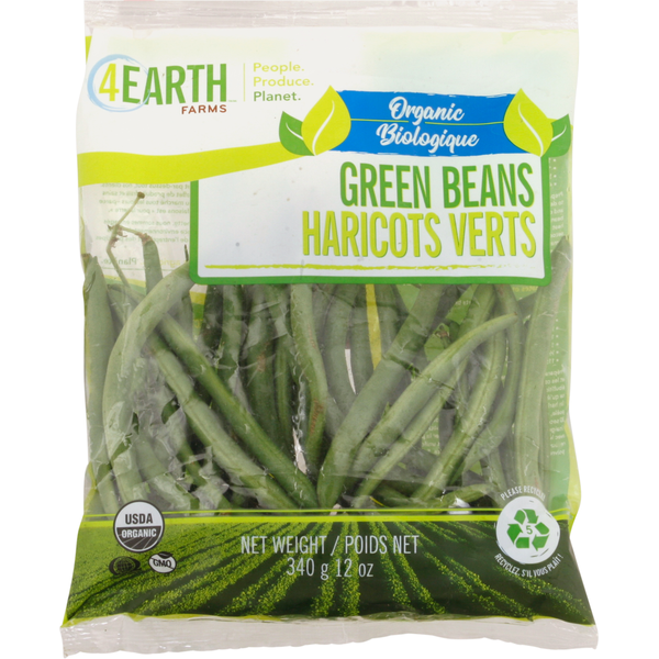 Packaged Vegetables & Fruits 4Earth Farms Green Beans, Organic hero