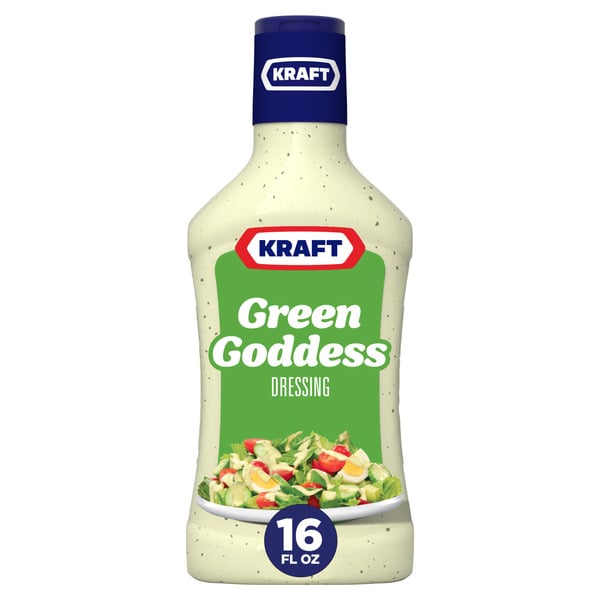 Salad Dressing & Toppings Kraft Green Goddess Dressing hero