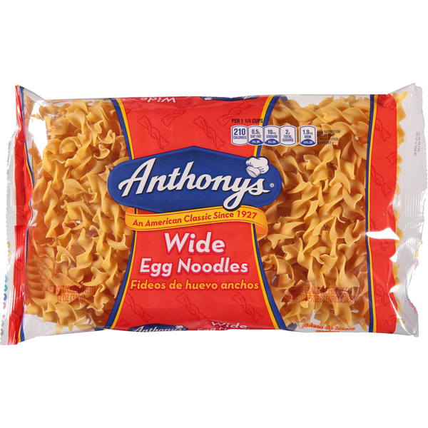 Dry Pasta Anthony's Egg Noodles, Wide hero