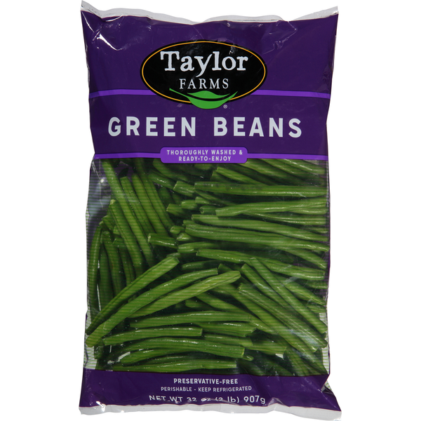 Packaged Vegetables & Fruits Taylor Farms Green Beans hero