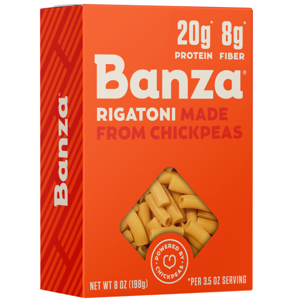 Dry Pasta Banza Rigatoni Pasta - Gluten Free, High Protein, Lower Carb hero