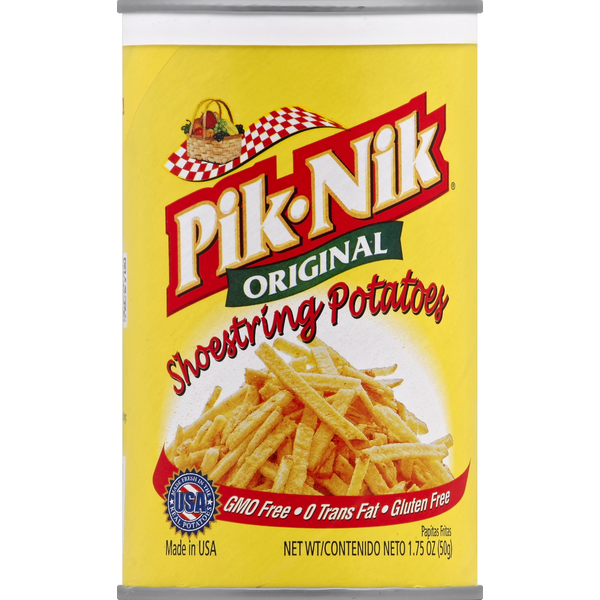 Chips & Pretzels Pik-Nik Shoestring Potatoes, Original hero