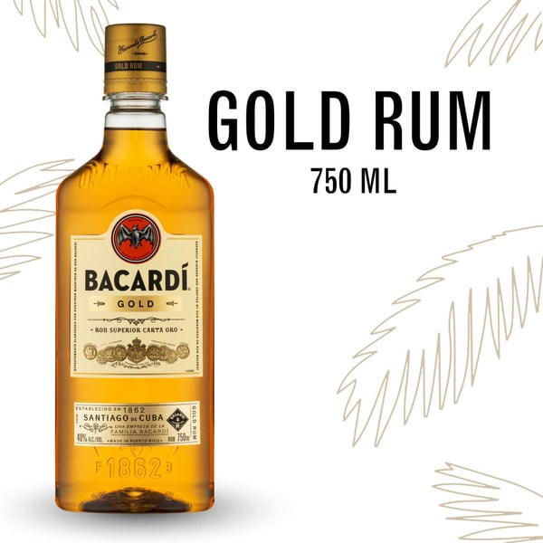 Rum Bacardí® Gold Rum, Gluten Free hero