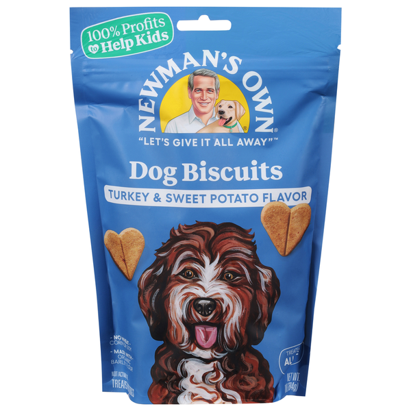 Dog Food & Care Newman's Own Dog Biscuits, Turkey & Sweet Potato hero