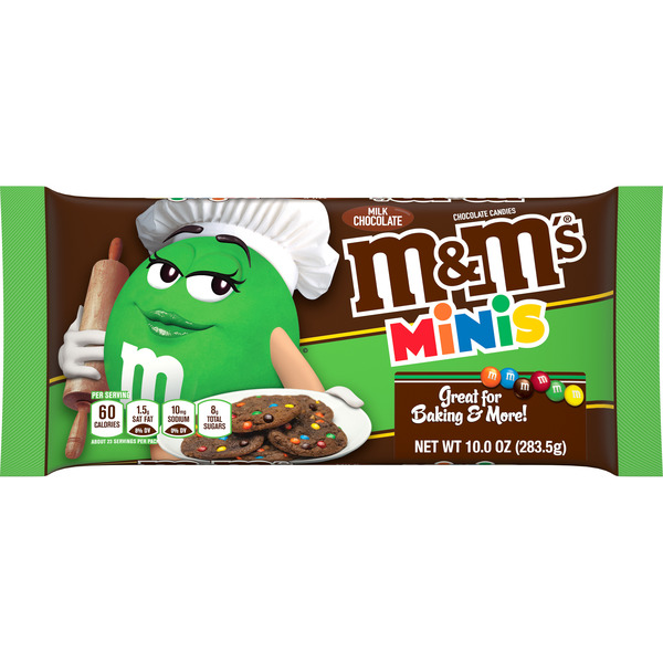 Candy & Chocolate M&M's MINIS Milk Chocolate Candy Baking Bits hero