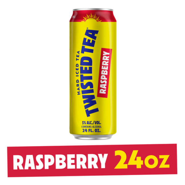 Malt Beverages Twisted Tea Raspberry Hard Iced Tea hero