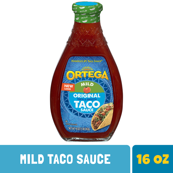 Latino Foods Ortega Original Thick and Smooth Mild Taco Sauce, Kosher hero