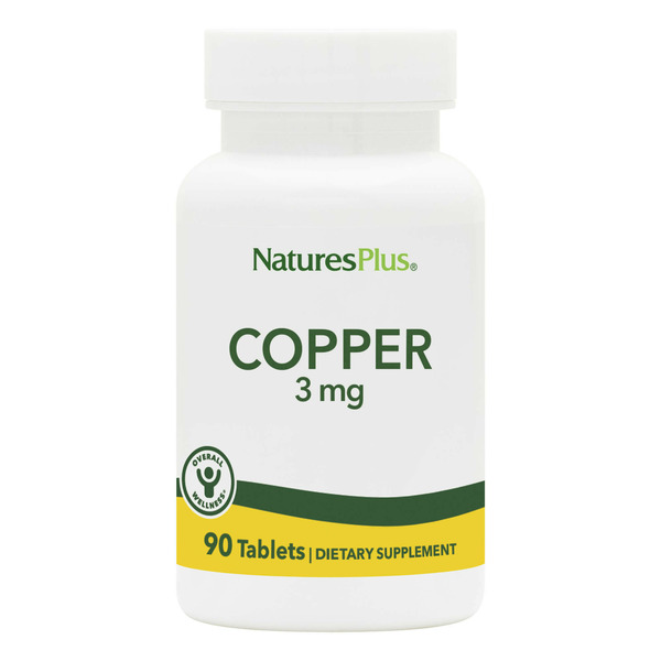 Vitamins & Minerals NaturesPlus Copper 3 mg Tablets hero