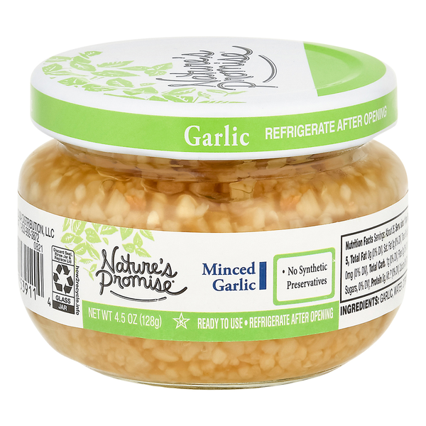 Fresh Herbs Nature's Promise Minced Garlic hero