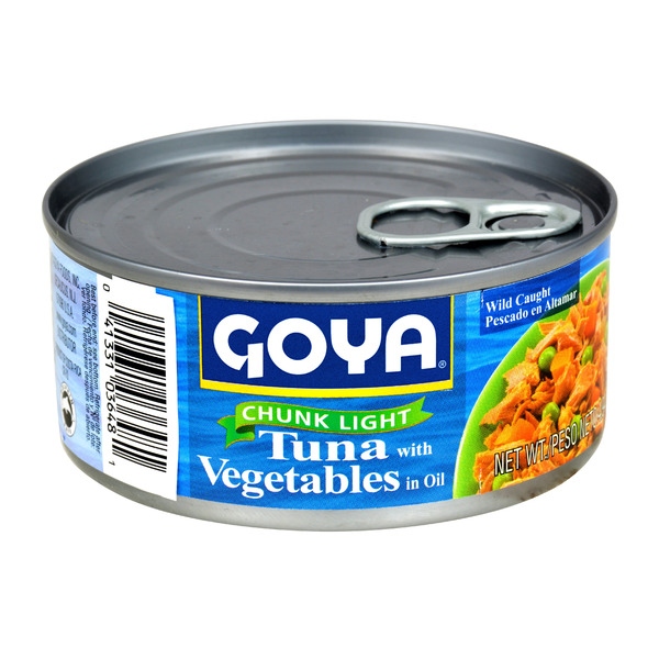 Canned Meat, Seafood & Beans Goya Tuna with Vegetables, in Oil hero