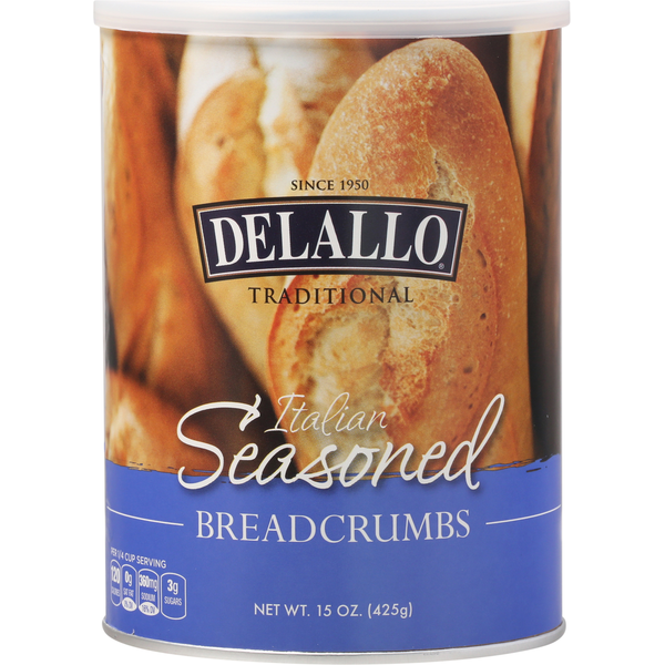 Salad Dressing & Toppings DeLallo Breadcrumbs, Italian Seasoned, Traditional hero