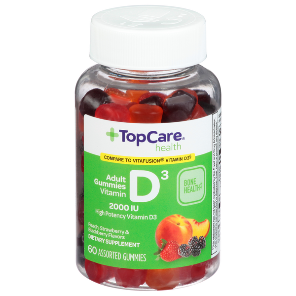 TopCare Vitamin D3, 2000 IU, Gummies hero