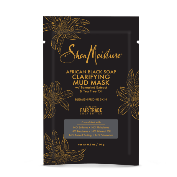 Facial Care SheaMoisture Mud Mask Packette African Black Soap hero