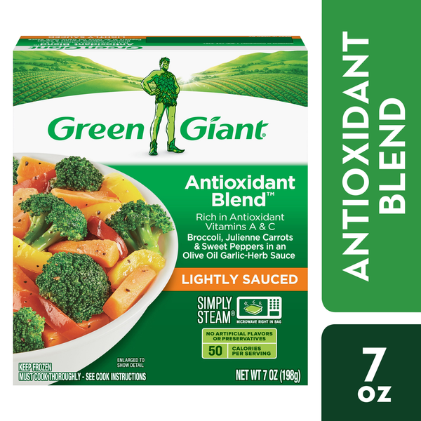 Frozen Vegan & Vegetarian Green Giant Simply Steam Antioxidant Blend, Lightly Sauced Frozen Vegetables hero