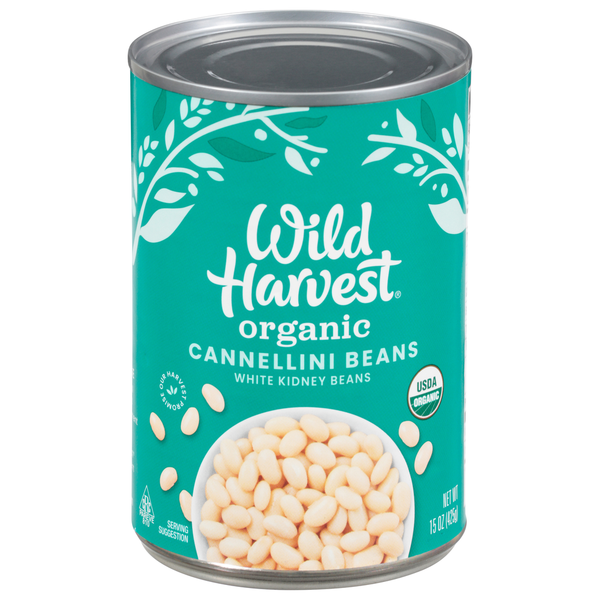 Canned Meals & Beans Wild Harvest Cannellini Beans, Organic hero