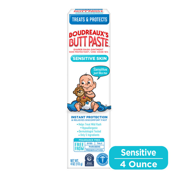 Diapers & Wipes Boudreaux's Butt Paste Diaper Rash Ointment Cream hero