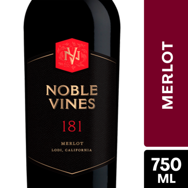 Red Wines Noble Vines Merlot, 181, California 2018 hero