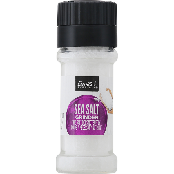 Spices & Seasonings Essential Everyday Sea Salt, Grinder hero